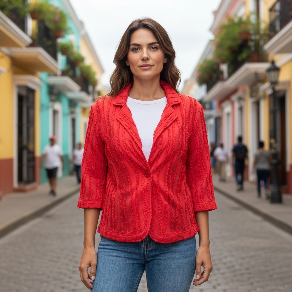 Erin London Textured Blazer